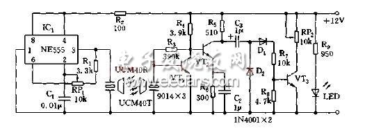 超声波液位计指示电路